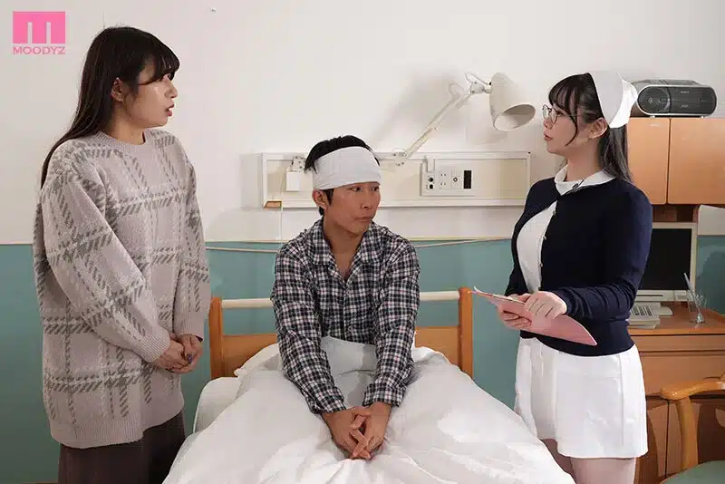 sex japan พยาบาลนมโตใจดี ยั่วเย็ดนายจืดบนเตียงคนไข้ทั้งคืนจนครางไม่หยุด MIDA-674 2