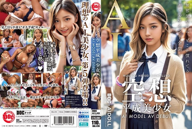 avonline AI Girl สวยยุคเฮเซย์ เดบิวต์ AV แฟนตาซี ฮานะ คุโระซากิ หุ่นเซ็กซี่เย็ดดุเดือด DAL-010